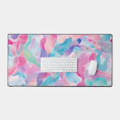 Motif de ruban abstrait pastel (Clavier et souris)