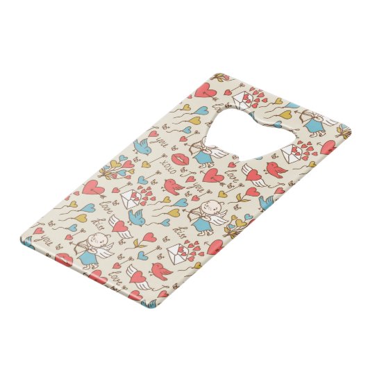 Motif de Saint-Valentin avec le cupidon (Dos Angle)