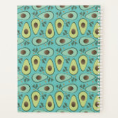 Motif de salade d'avocat et de coriandre (Dos)