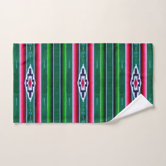 Motif de Sarape de Mexicain (Serviette à main)