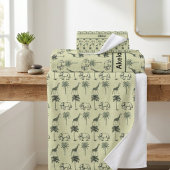 Motif de savane africaine