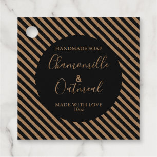 Motif de savon personnalisable Étiquette moderne