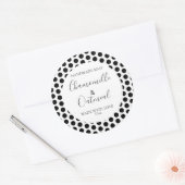 Motif de savon personnalisable Étiquette moderne (Enveloppe)