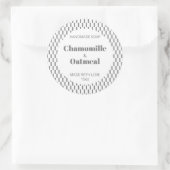 Motif de savon personnalisable Étiquette moderne (Sac)