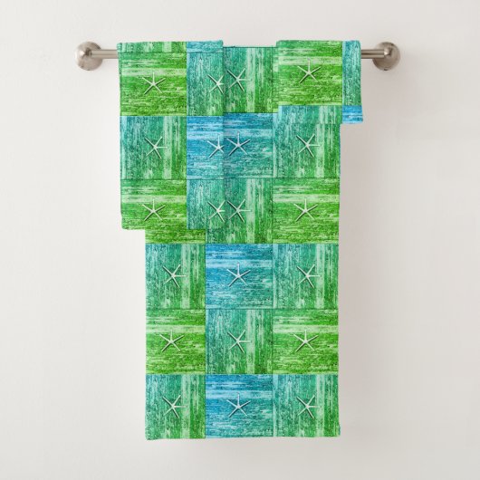 Motif de sébaste nautique  bleu vert (En situation)