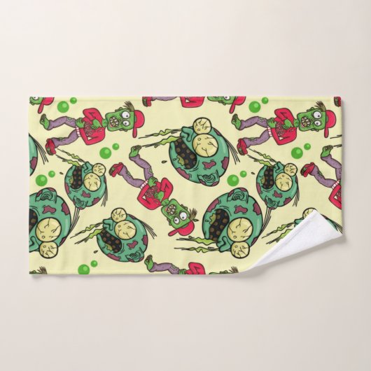 Motif de Sick Zombie (Serviette à main)