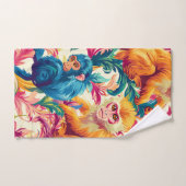 Motif de singe Rococo (Serviette à main)