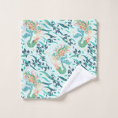 Motif de sirène mystique (Gant de toilette)
