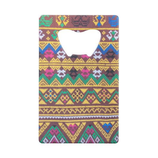 Motif de soie thaïlandais tissé à la main (Devant)