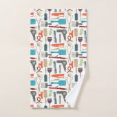 Motif de soins capillaires (Serviette à main)