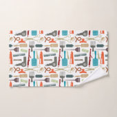 Motif de soins capillaires (Serviette à main)