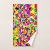 Motif de spectre Abstrait coloré (Serviette à main)