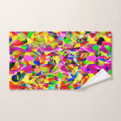 Motif de spectre Abstrait coloré (Serviette à main)