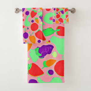 Motif de spectre coloré fruité