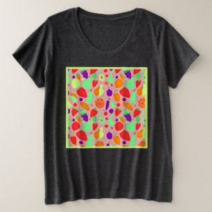 Motif de spectre coloré fruité