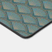 Motif de style Art déco en bleu turquoise (Coin)