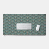 Motif de style Art déco en bleu turquoise (Clavier et souris)