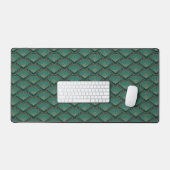 Motif de style Art déco en vert turquoise (Clavier et souris)
