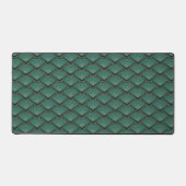 Motif de style Art déco en vert turquoise (Recto)