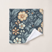 Motif de style botanique inspiré de William Morris (Gant de toilette)