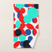 Motif de style de lecture couleur dynamique (Serviette à main)