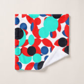 Motif de style de lecture couleur dynamique (Gant de toilette)