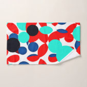 Motif de style de lecture couleur dynamique (Serviette à main)