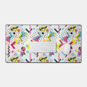 Motif de style postmoderne Memphis (Clavier et souris)