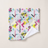 Motif de style postmoderne Memphis (Gant de toilette)