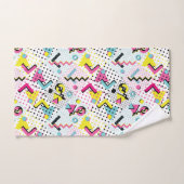 Motif de style postmoderne Memphis (Serviette à main)