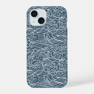 Motif de style vague japonaise
