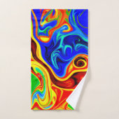 Motif de style vif (Serviette à main)