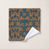Motif de style William Morris d'automne (Gant de toilette)