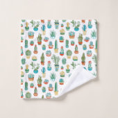Motif de Succulents (Gant de toilette)