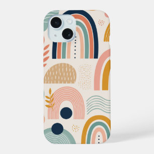 Motif de surface abstrait en arc de prisme pastel