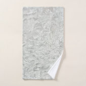 Motif de surface en marbre gris (Serviette à main)