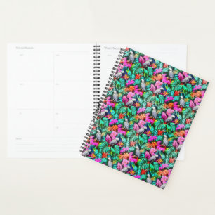 Motif de surface sans couture Jungle Dreams avec p