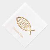 Motif de symbole chrétien Ichthys (Droite)