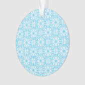 Motif de symétrie géométrique bleu clair (devant)