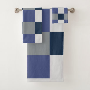Motif de tableau blanc gris bleu marine