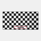 Motif de tableau de bord noir blanc personnalisé (Recto)