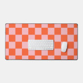 Motif de tableau de bord orange et rose (Clavier et souris)