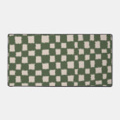 Motif de tableau vert et gris élégant (Recto)