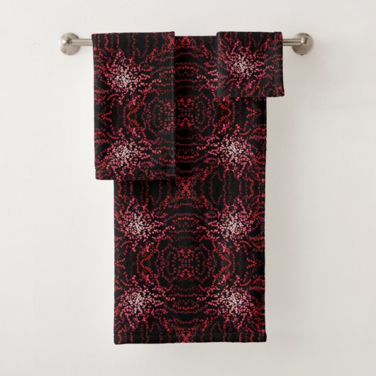 Motif de taches de éclaboussure abstraites de rose (En situation)