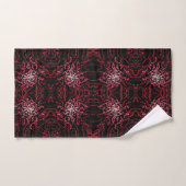 Motif de taches de éclaboussure abstraites de rose (Serviette à main)