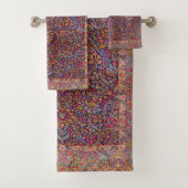 Motif de tapis persan coloré (En situation)