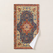 Motif de tapis persan turc oriental (Serviette à main)