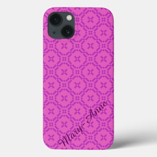 Motif de tapisserie galloise, Pink iPhone 6 Coque (Verso)