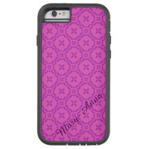 Motif de tapisserie galloise, Pink iPhone 6 Coque 