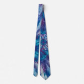 Motif de teinture super / Bleu pourpre & CRAVATE m (Dos)
